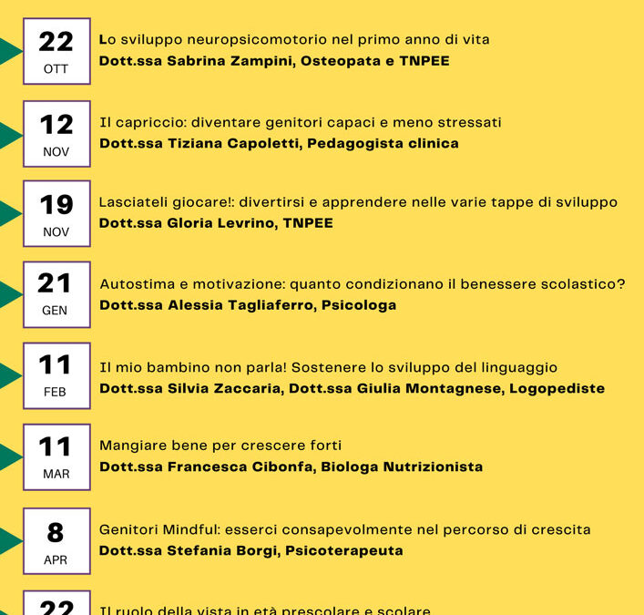 INCONTRI FORMATIVI – STUDIO CALEIDO